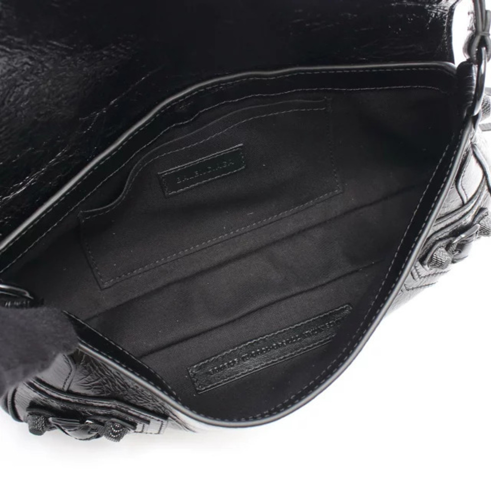 Balenciaga Le Cagole Shoulder Bag Leather Black - Picture 3 of 5